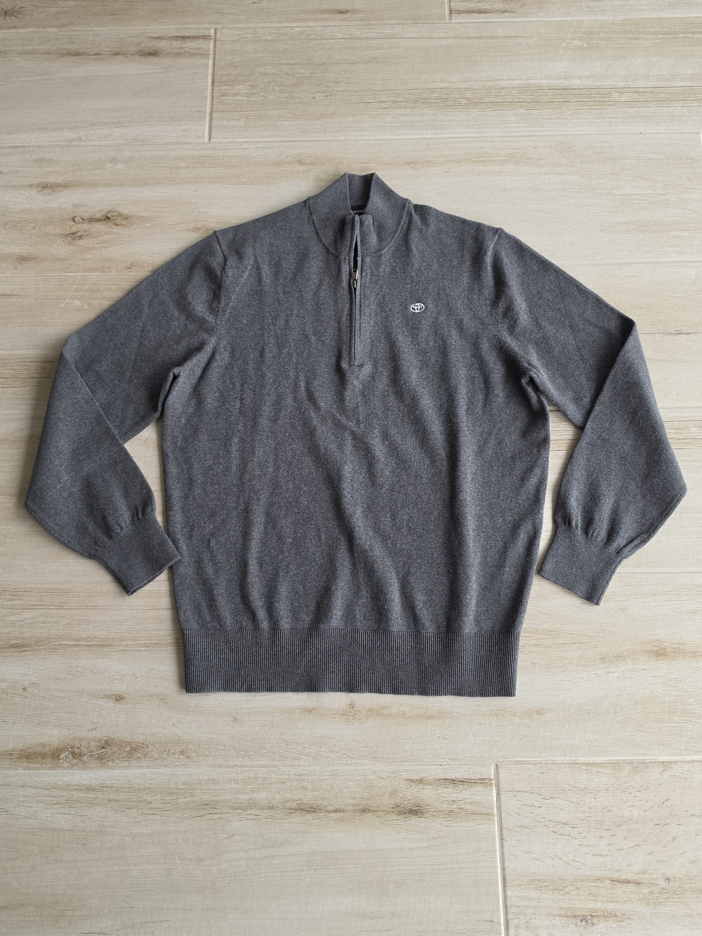 Port Authority Interlock 1/4-Zip Men's Gray Size Large